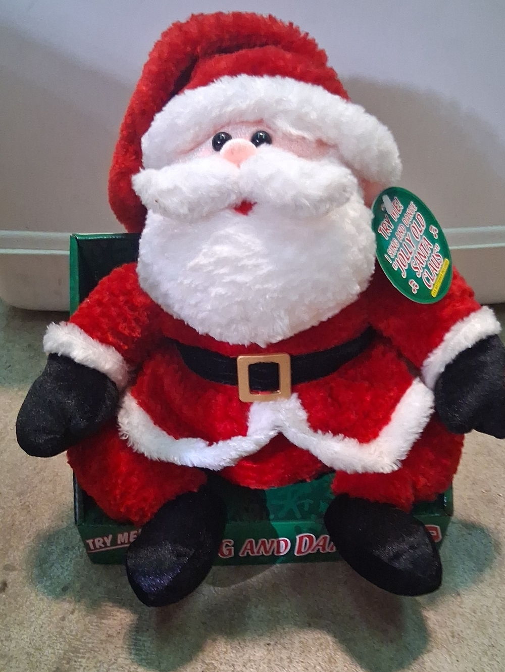 Plush Santa Claus Toy - Red and White Holiday Plush
